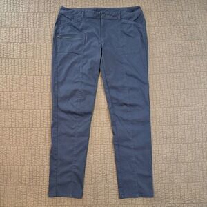 Mountain‎ Hardwear Pants Women 12 Blue AP Skinny Outdoors Hiking Camping Stretch